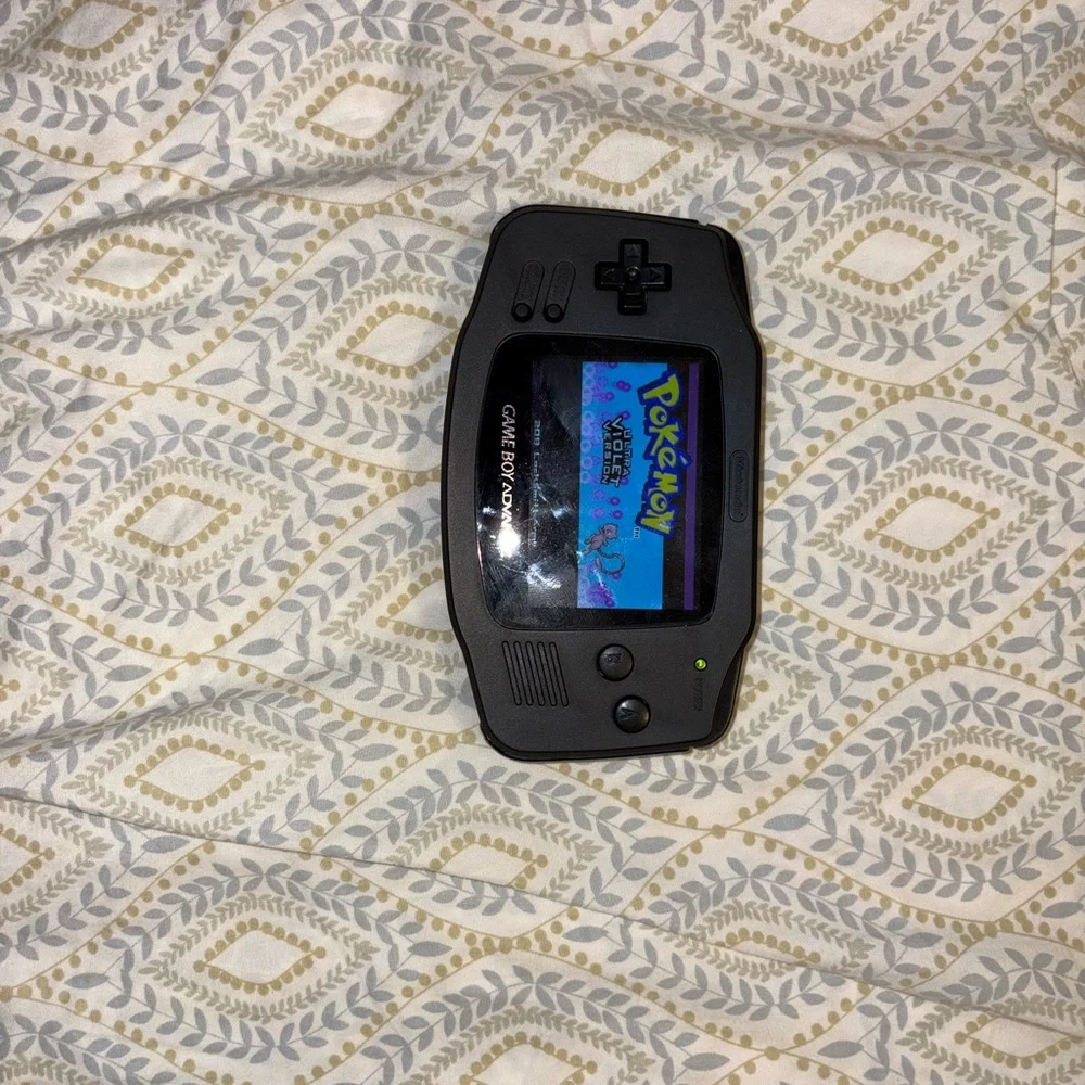 Nintendo Game Boy Advance Black with Pokémon Games
